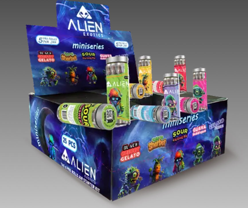 Alien 5pk Diamond Infused Pre-Rolls